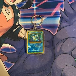 Blastiose Pokémon Card Keychain